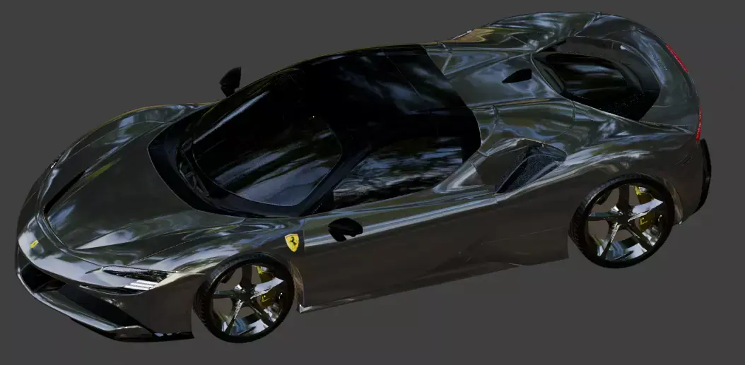 Ferrari Supercar  3D model