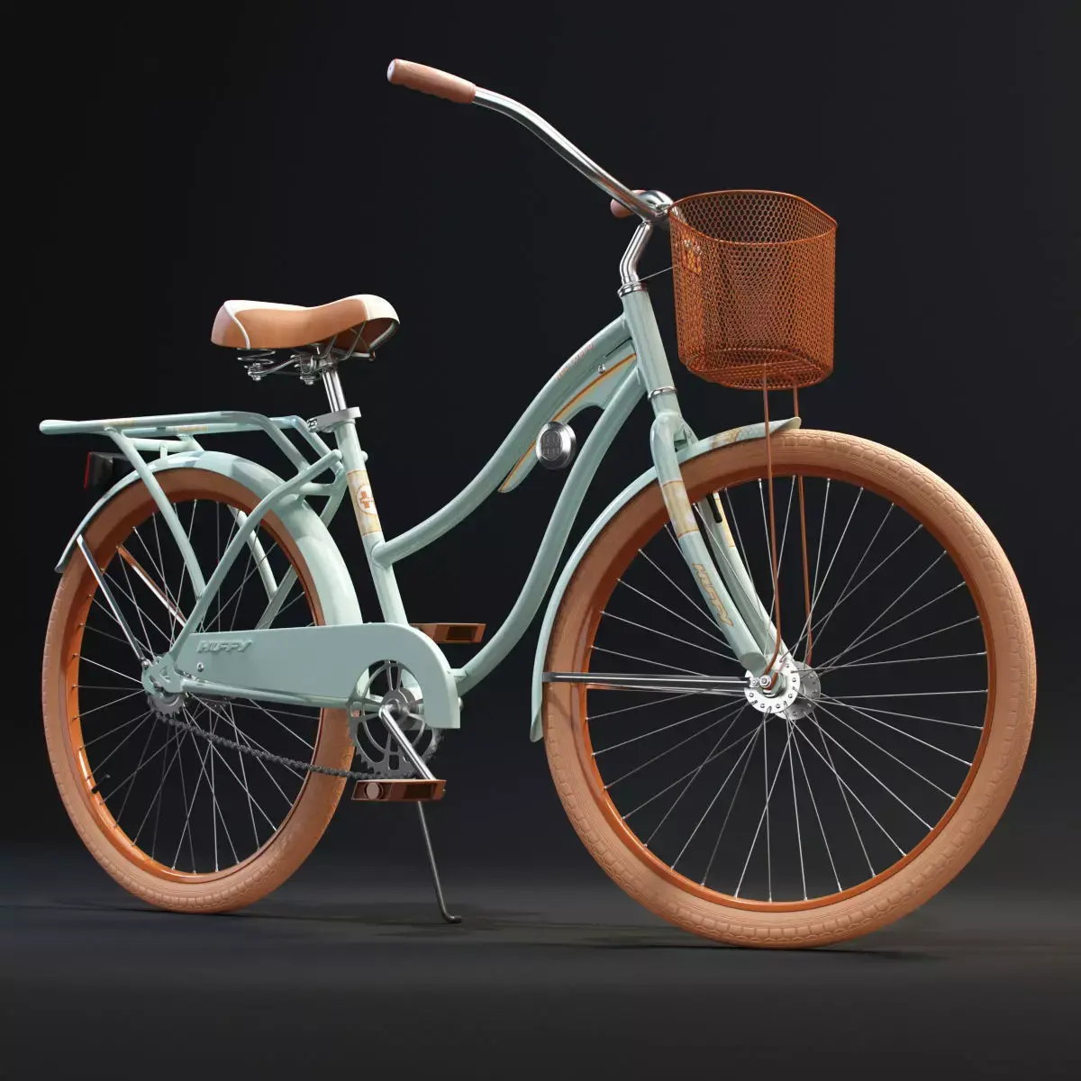 Huffy Nel Lusso Womens Cruiser Bike with Basket 3D model