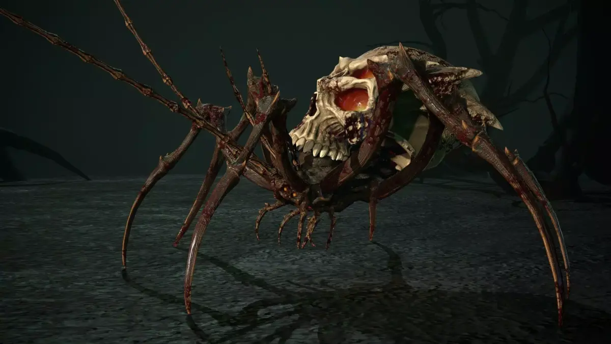 Undeath Spider 4 Low-poly 3D model