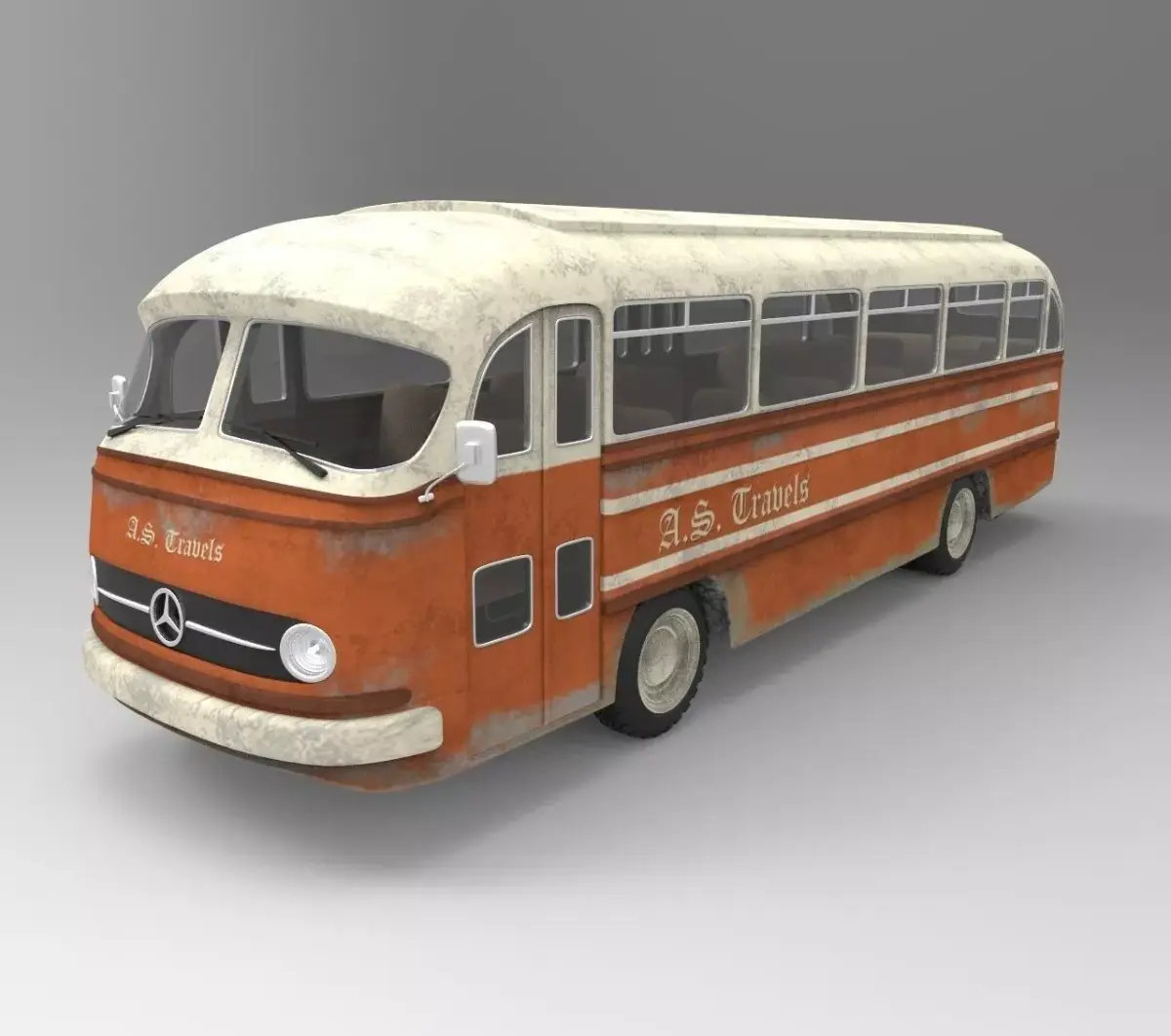 Old Bus 3D model purchase