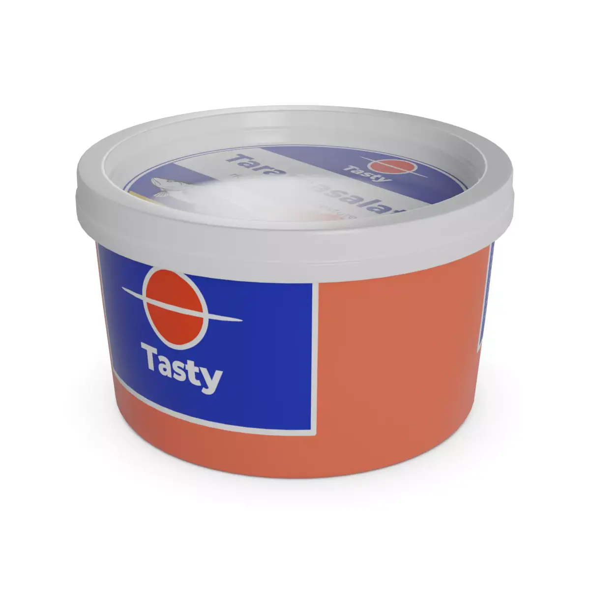 Fish spreads and pates Taramasalata Low-poly 3D model