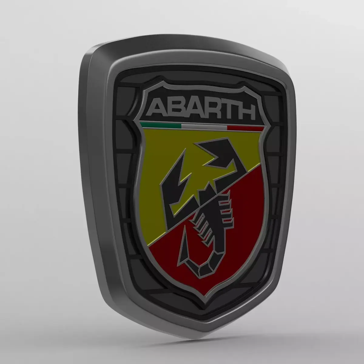 abarth logo 3D model