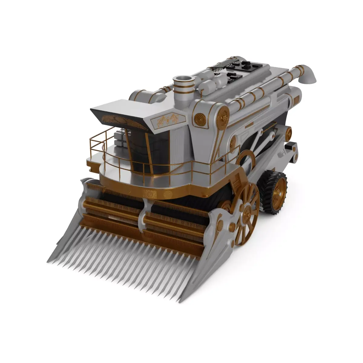 Combine Harvester 3D model