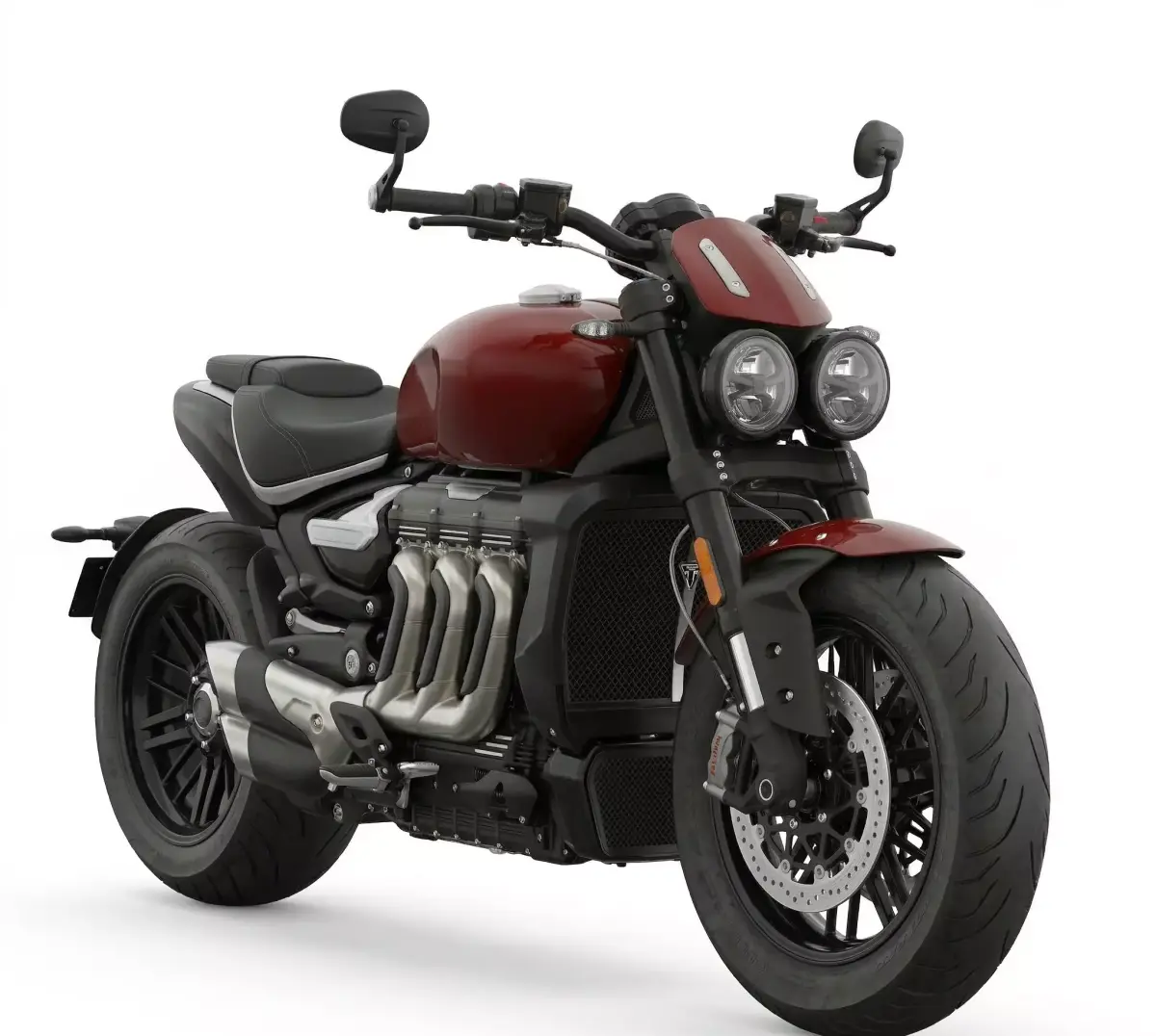 Triumph Rocket 3 Muscle Roadster Low-poly 3D model