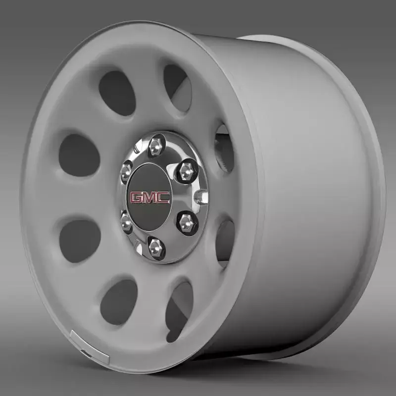 GMC Yukon Police rim 3D model