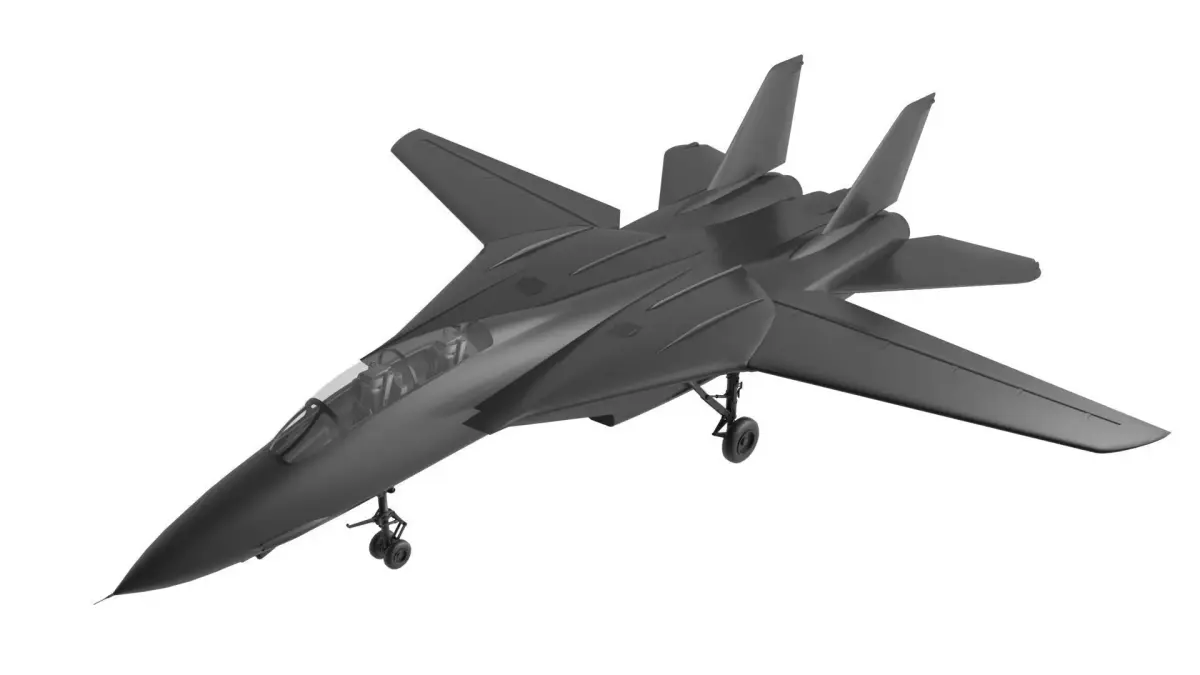 F14 tomcat Low-poly 3D model