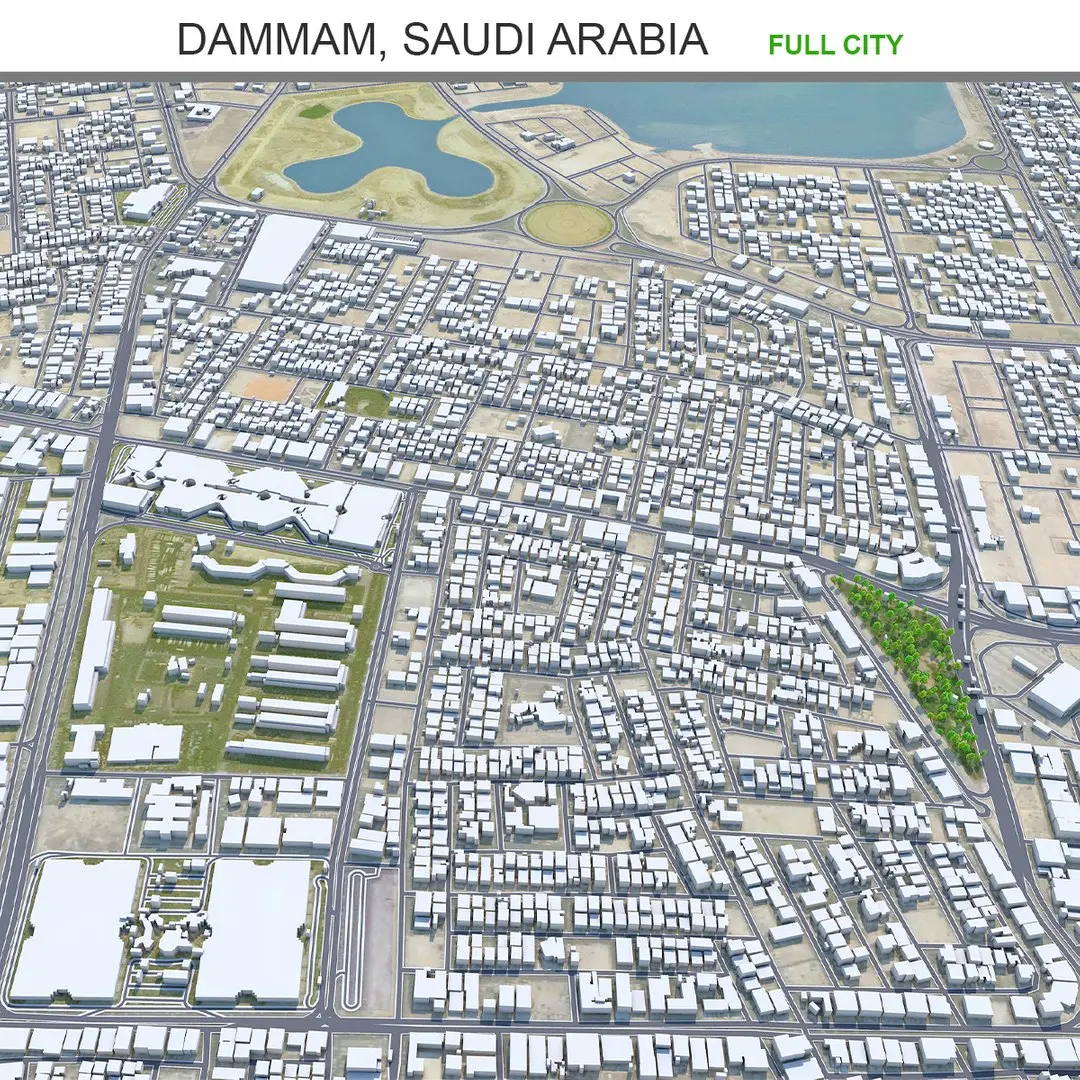 Dammam City Saudi Arabia 3D model