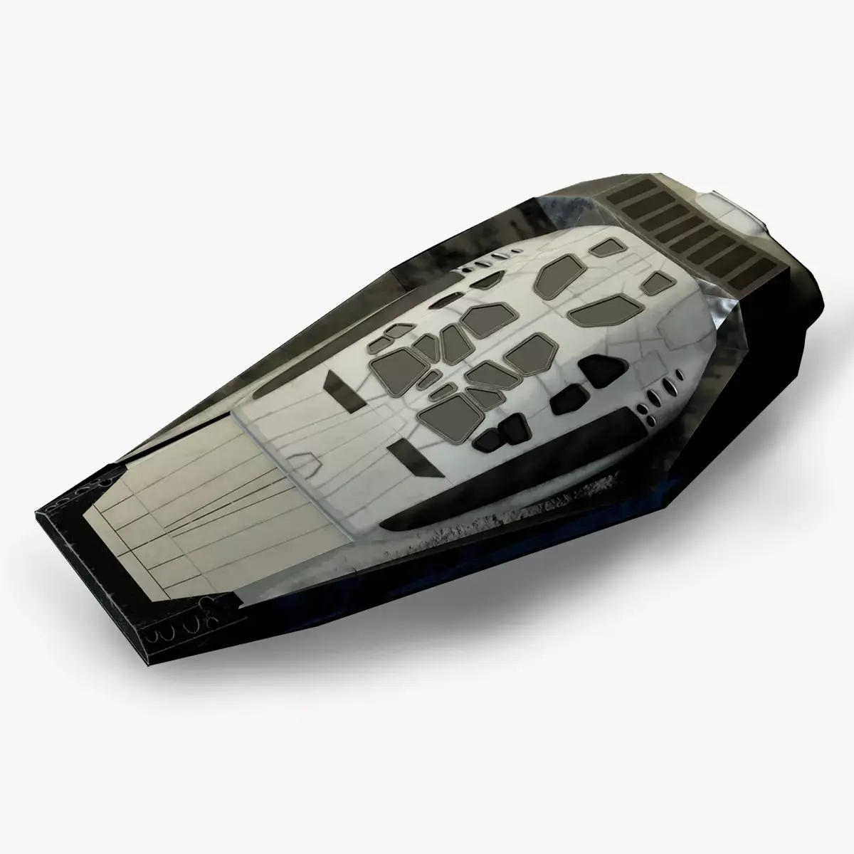 Interstellar Ranger spaceship Low-poly 3D model
