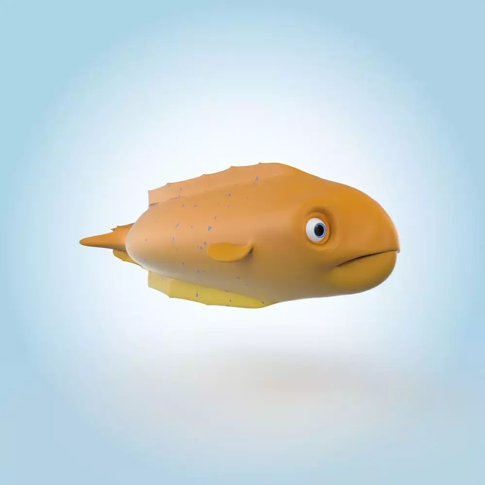 Eel Fish 3D model