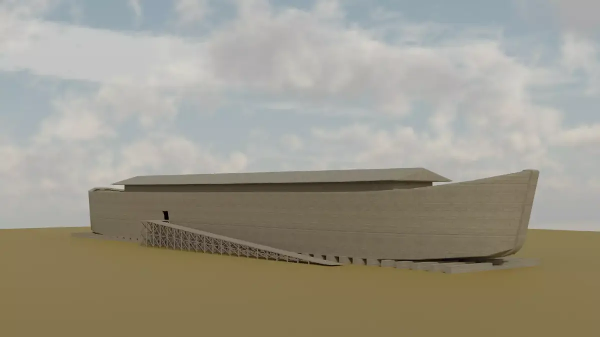 The Ark 3D Model boat Free 3D model