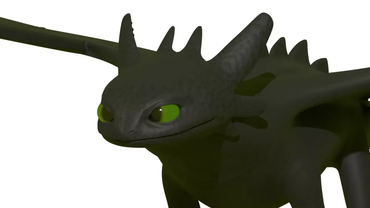 Toothless Model dragon Free 3D model