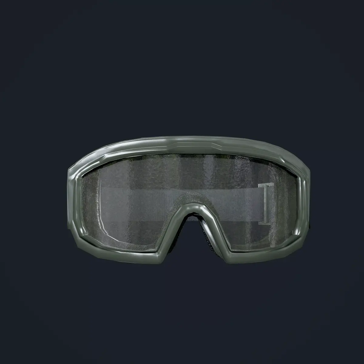 Military Gear Equipment Goggles Game Ready Low-poly 3D model