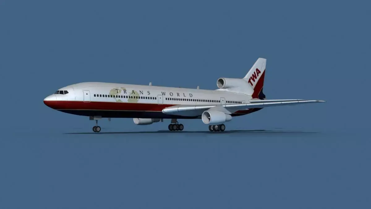 Lockheed L-1011-50 Trans World 3 3D model