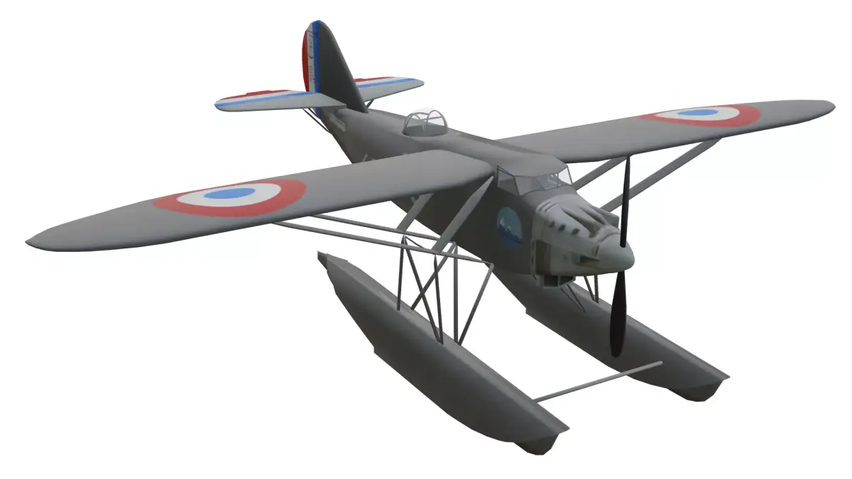 Llatecoere 29 Floats Version Low-poly 3D model
