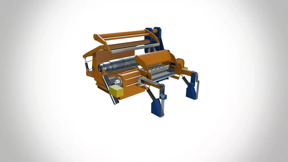 Re-Coiling machine 3D model
