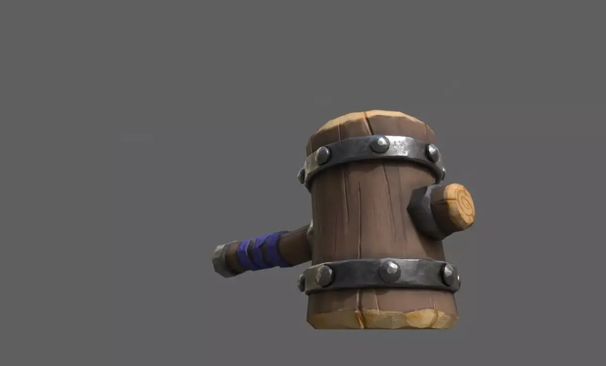 Hammer fortnite Free low-poly 3D model
