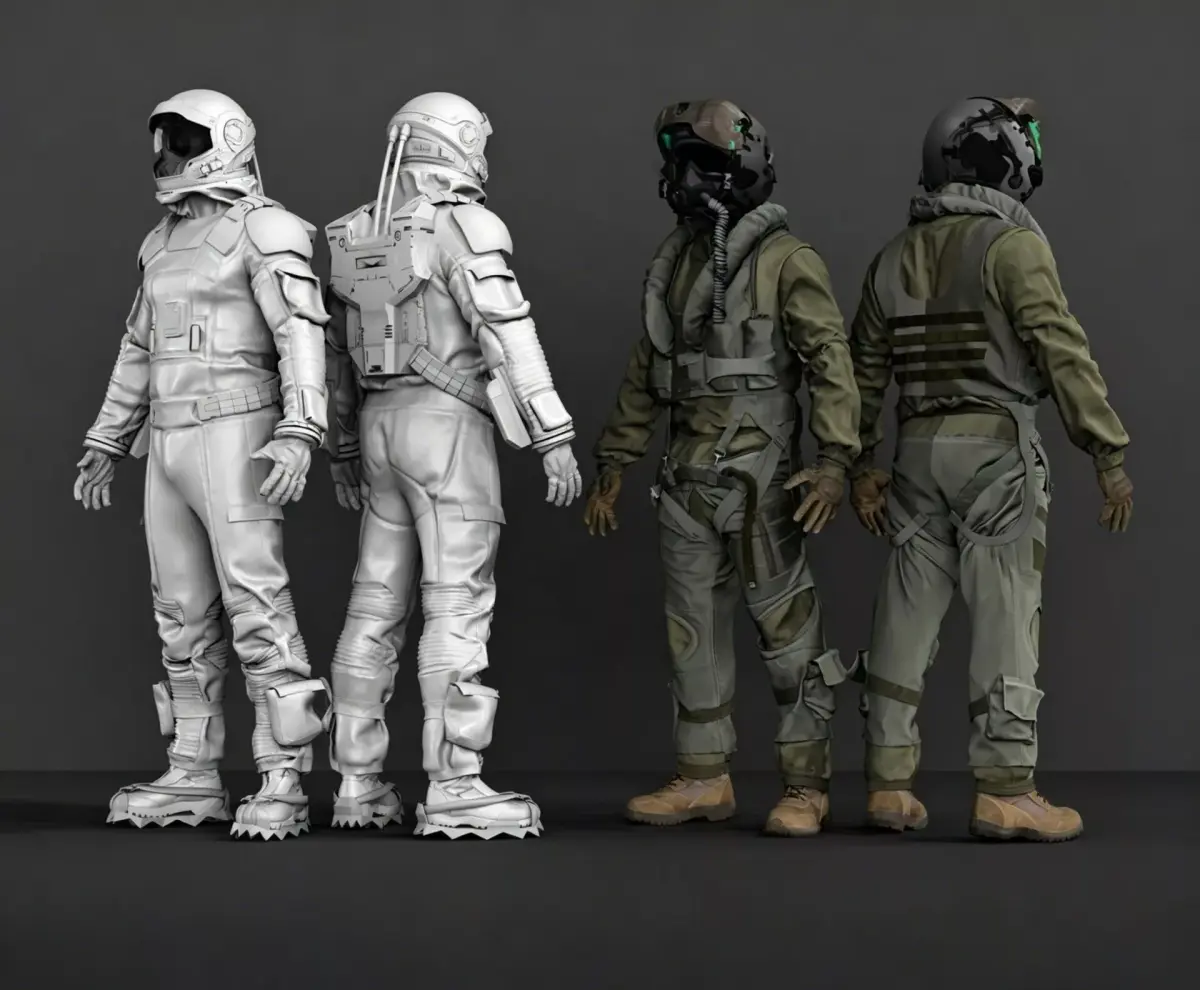 Spacesuit 3D model