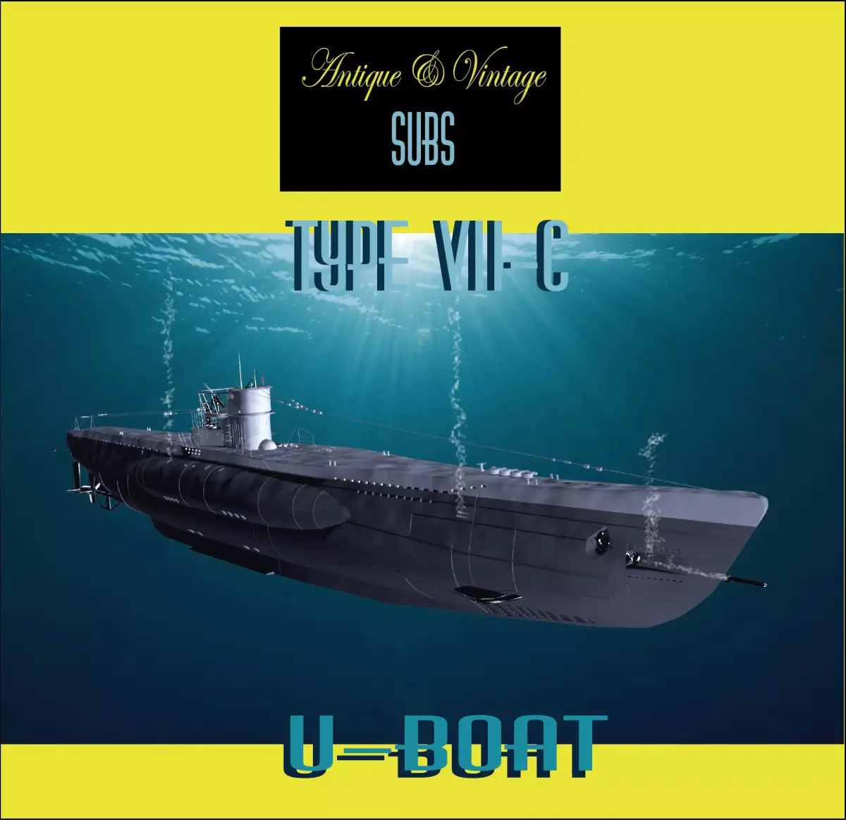 Type VII-C - Uboat 3D model