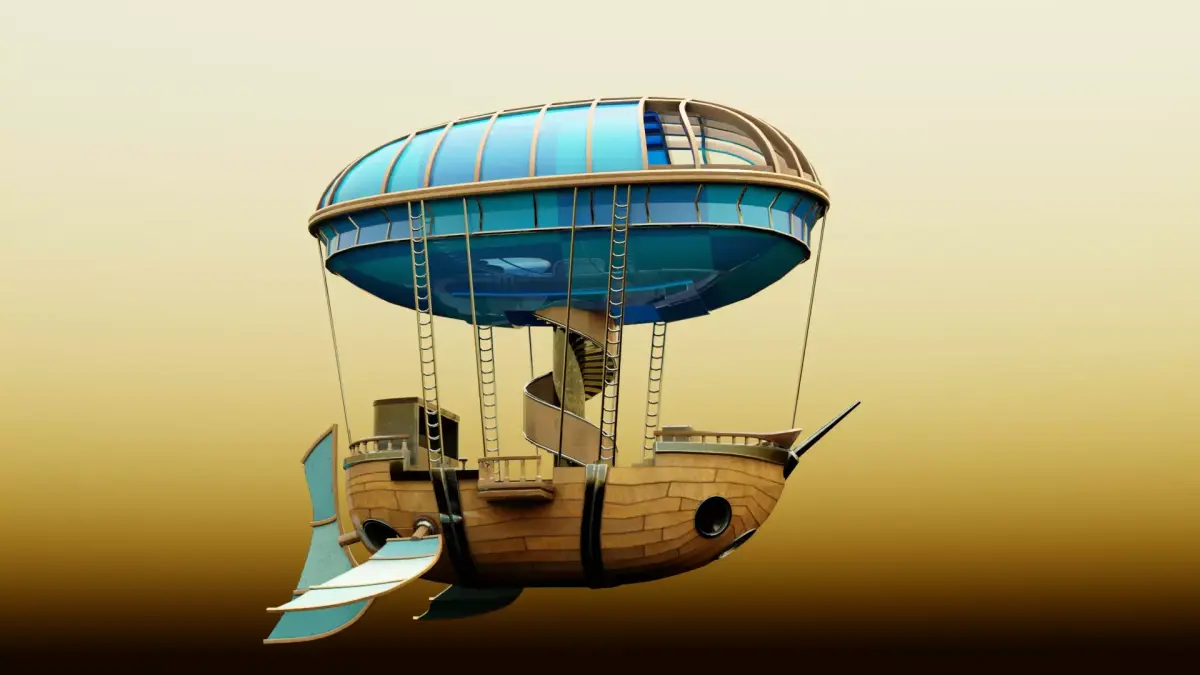 Airship  3D model buy