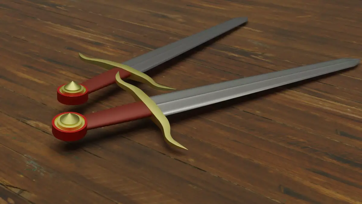Whitcher Sword Free 3D model