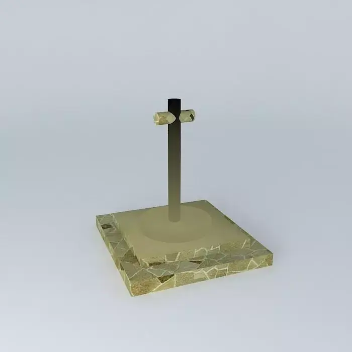 The cross of Christ Free 3D model