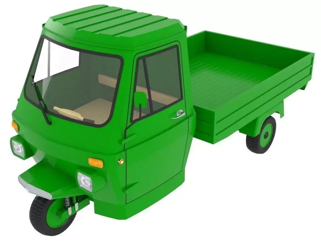 Three Wheel Pickup 3D model