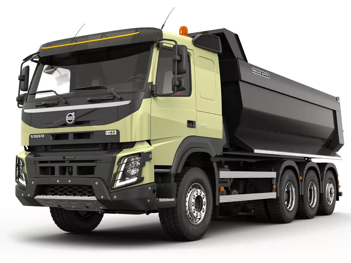 Volvo FMX 8X4 Tridem 3D model