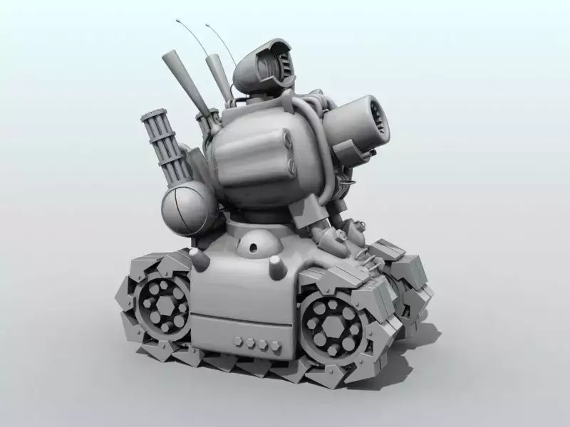 Metal Slug Tank 3D model by brtgai