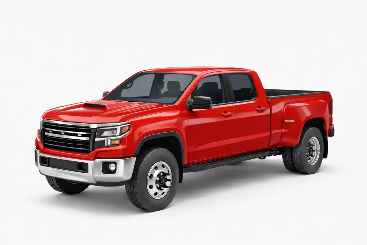 Generic Pickup Everyday Utility Pickup Vehicle 05 3D model