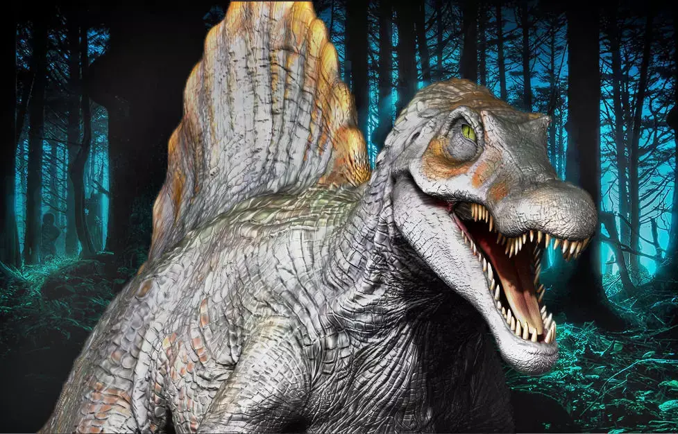 Spinosaurus dinosaur Low-poly 3D model order