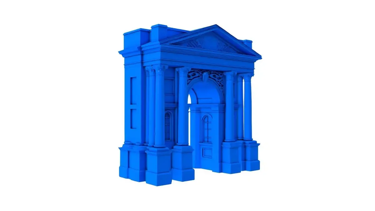 triumphal arch - Babylon Building - Ancient Babylon Building  3D print model