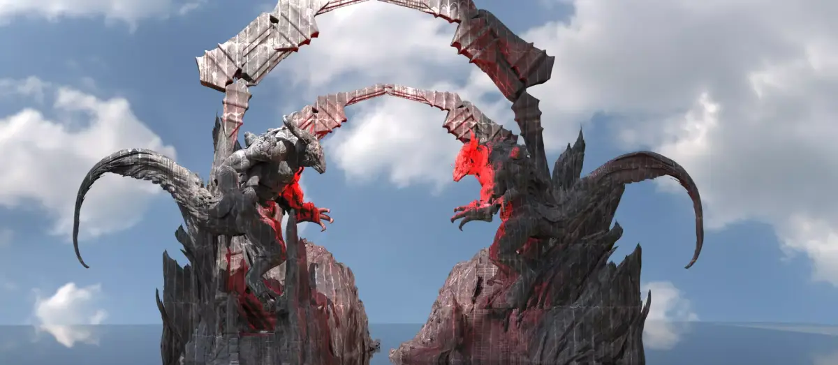 Lord of Light gate 3D model