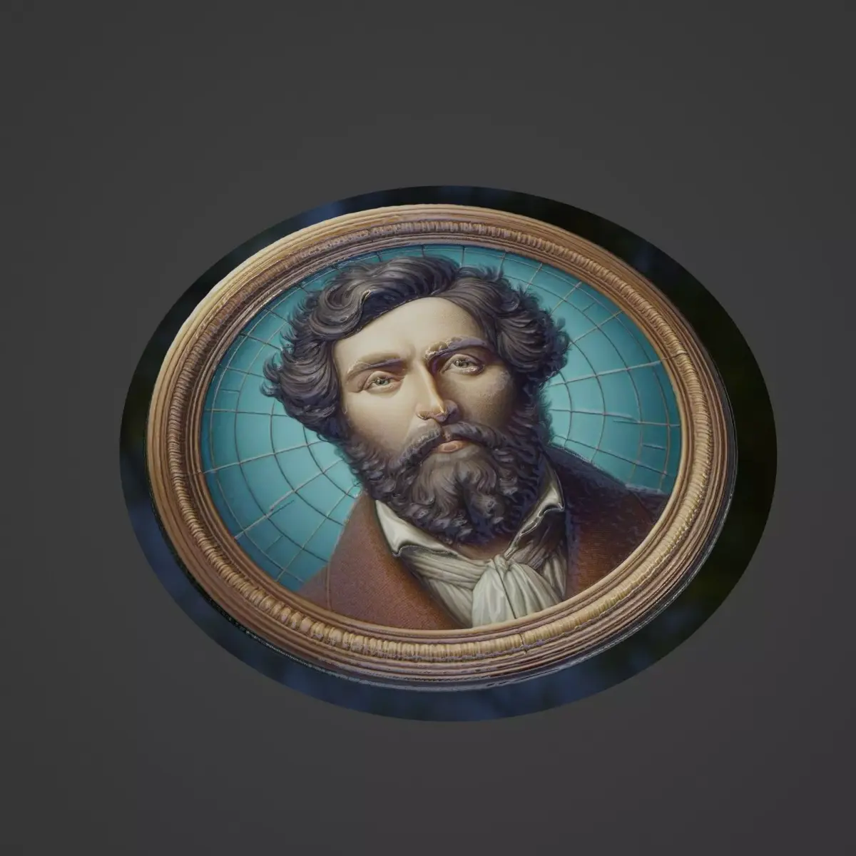 Rousseau Medallion 3D print model purchase