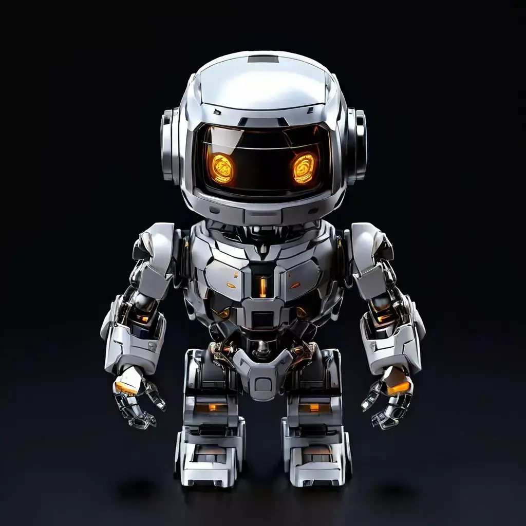 Cute SciFi Robot Game Ready Low-poly 3D model purchase