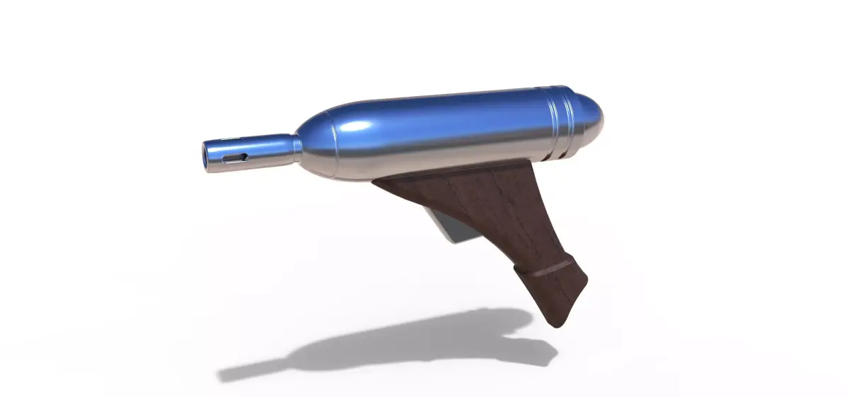 Blaster pistol Q2 from the movie Star Wars Episode 1 3D model
