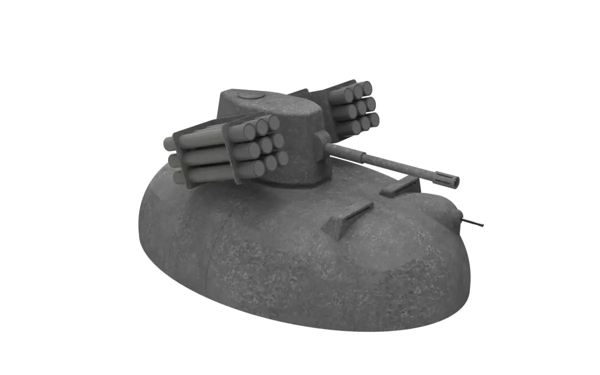 WWII German fictional hover tanks 3D print model