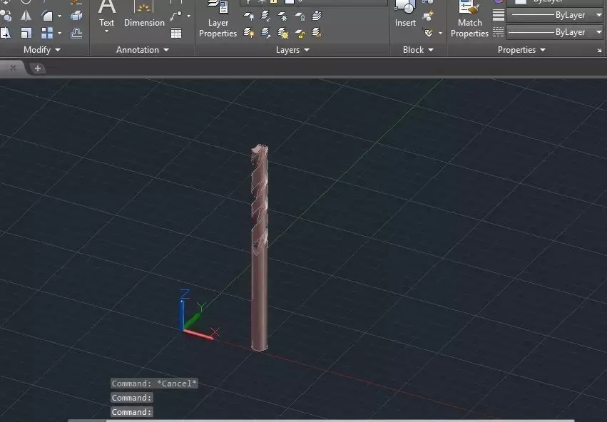 Drill Bit 3D model