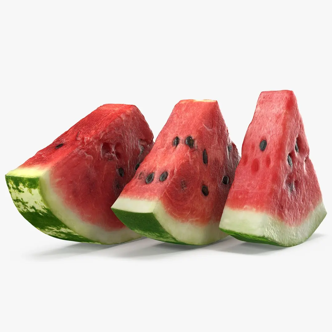 Sliced Watermelon Collection 3D model