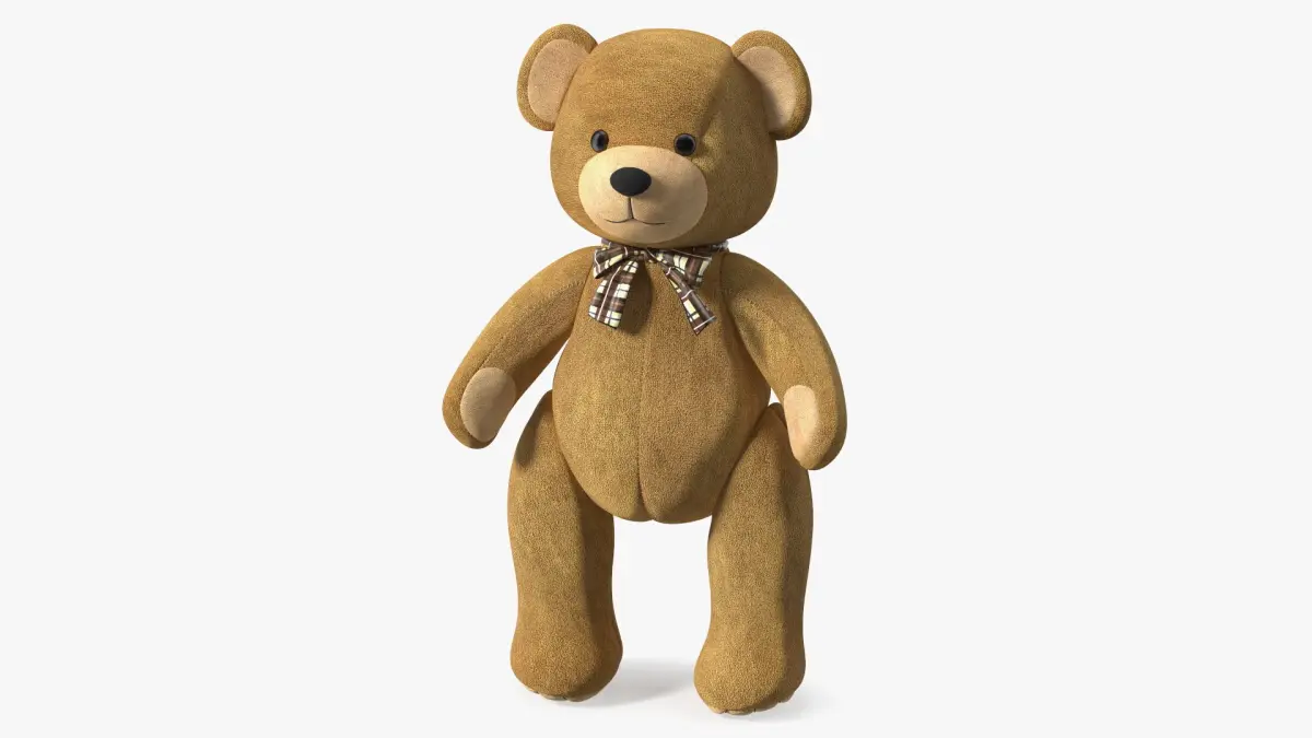Teddy Bear Rigged for Cinema 4D 3D model
