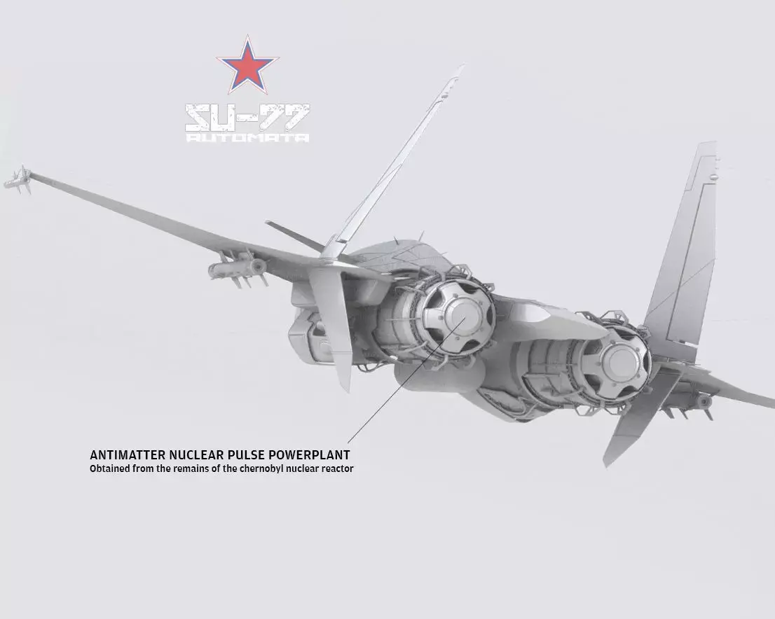 SU-77 AUTOMATA Low-poly 3D model