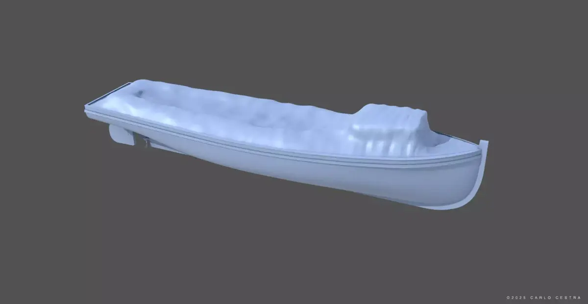 ww2 Japanese Motorboat - Commercial license - 1-100 scale 3D print model