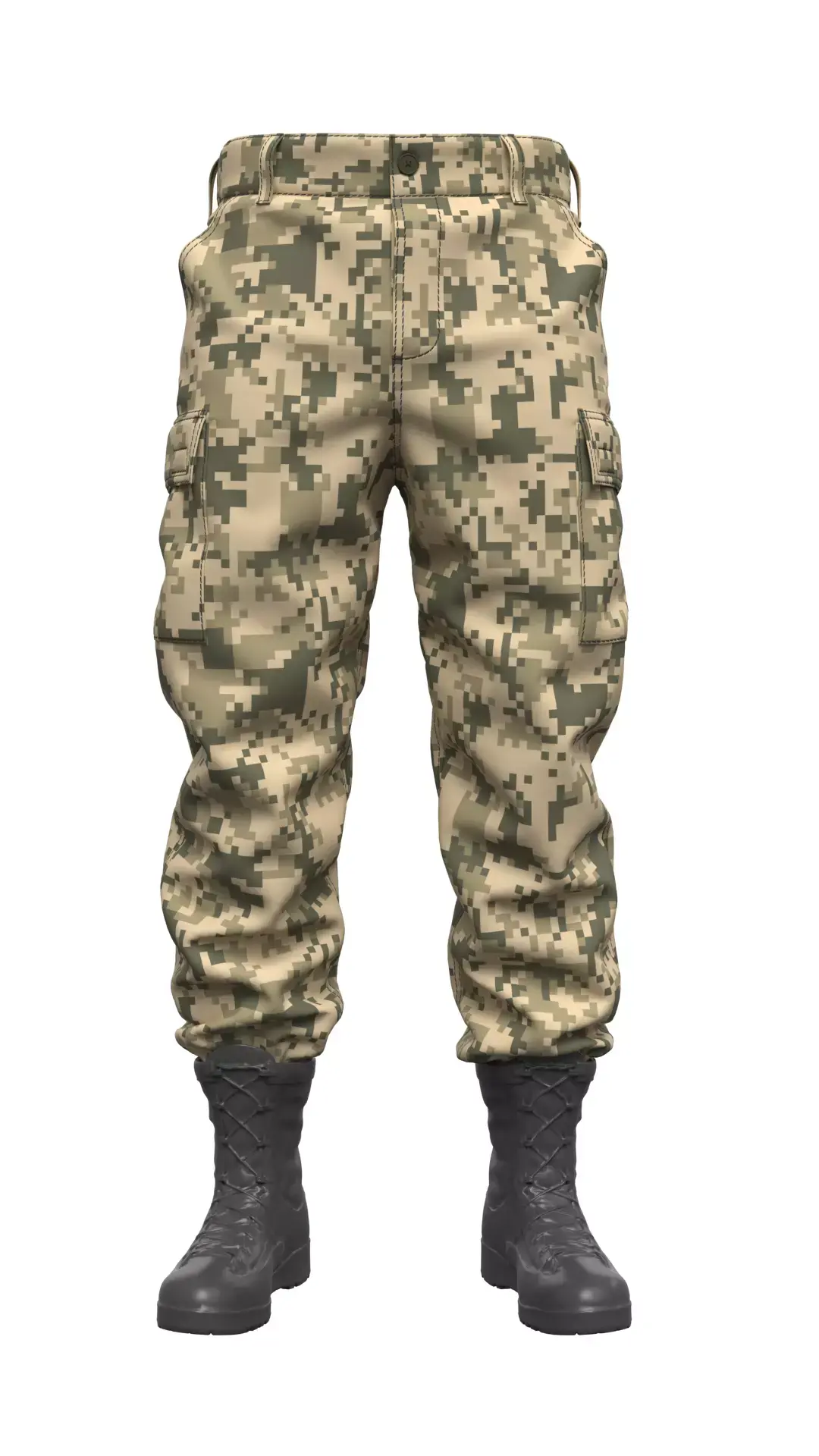 Military Cargo Pants -Marvelous designer 3D model