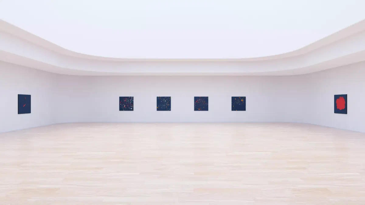 Art Museum Gallery Interior 19b Low-poly 3D model