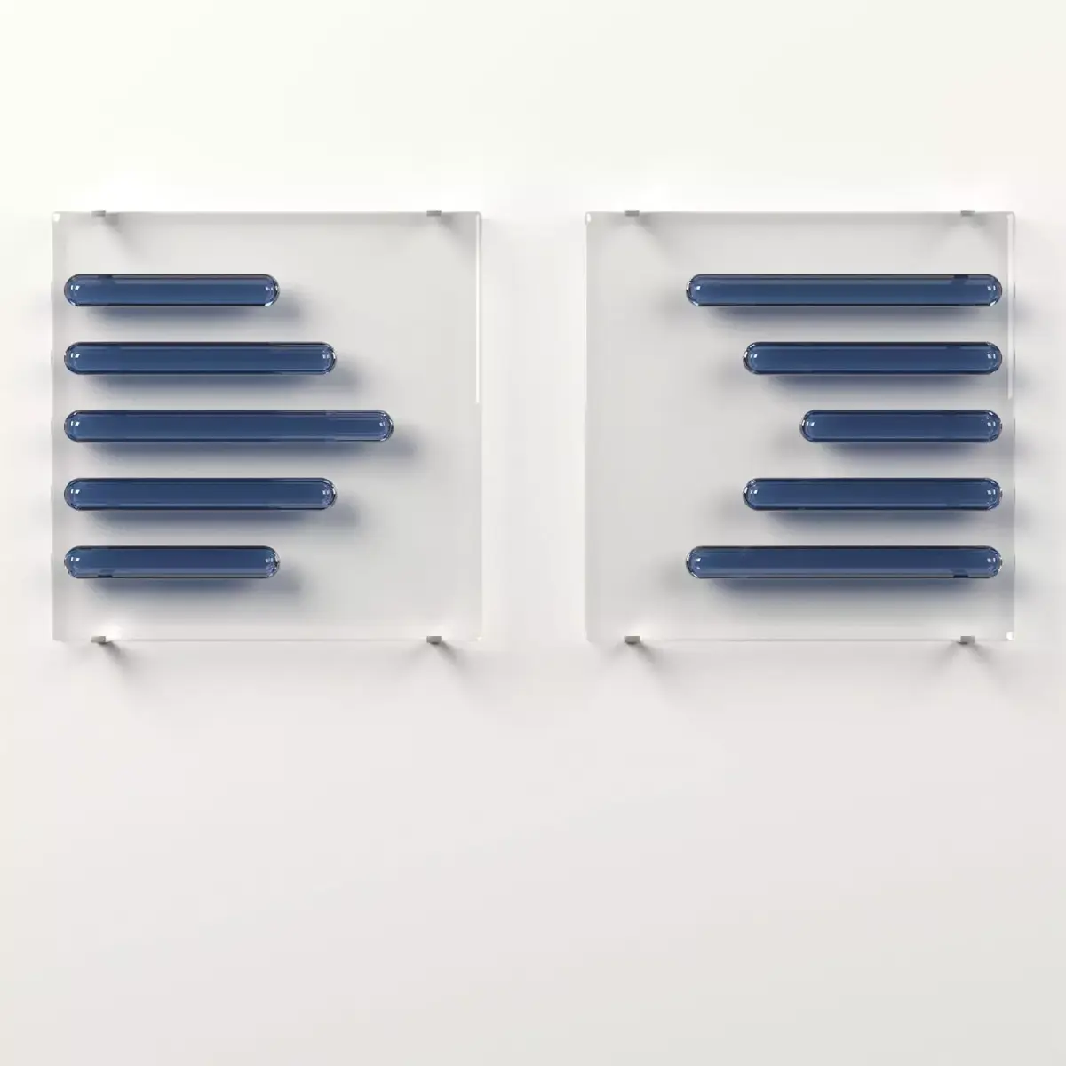 Wall Glass Blocks - Decorative Frame -  Horizon Break - Part 2 3D model