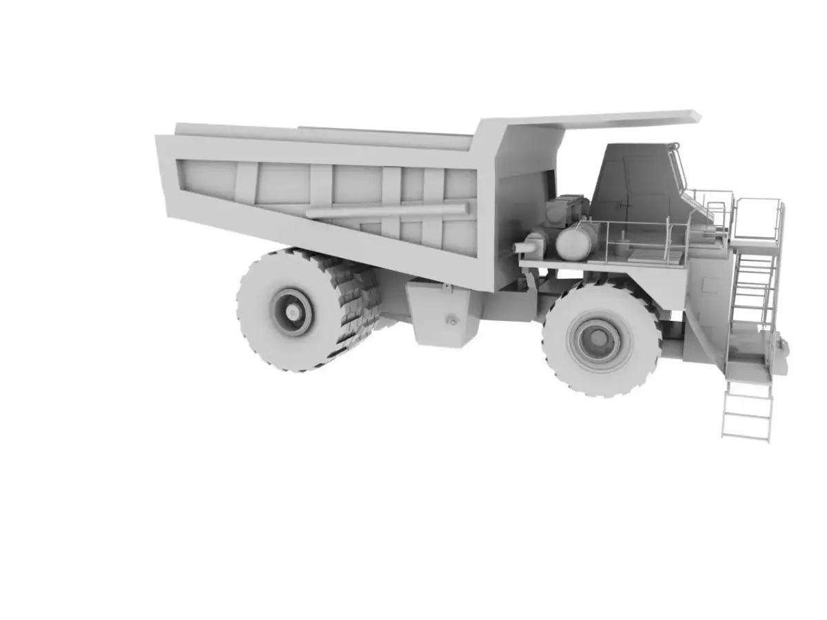 mining truck 3D model purchase