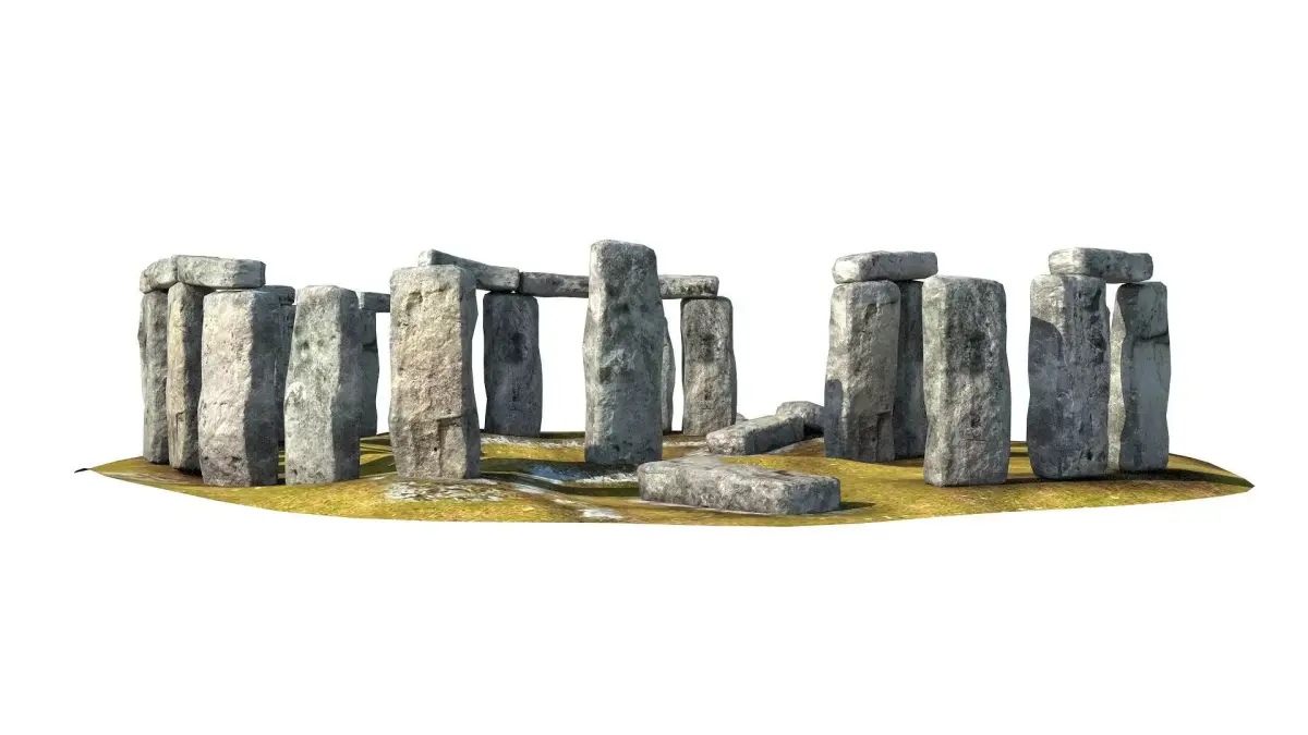 Stonehenge in england Low-poly 3D model purchase