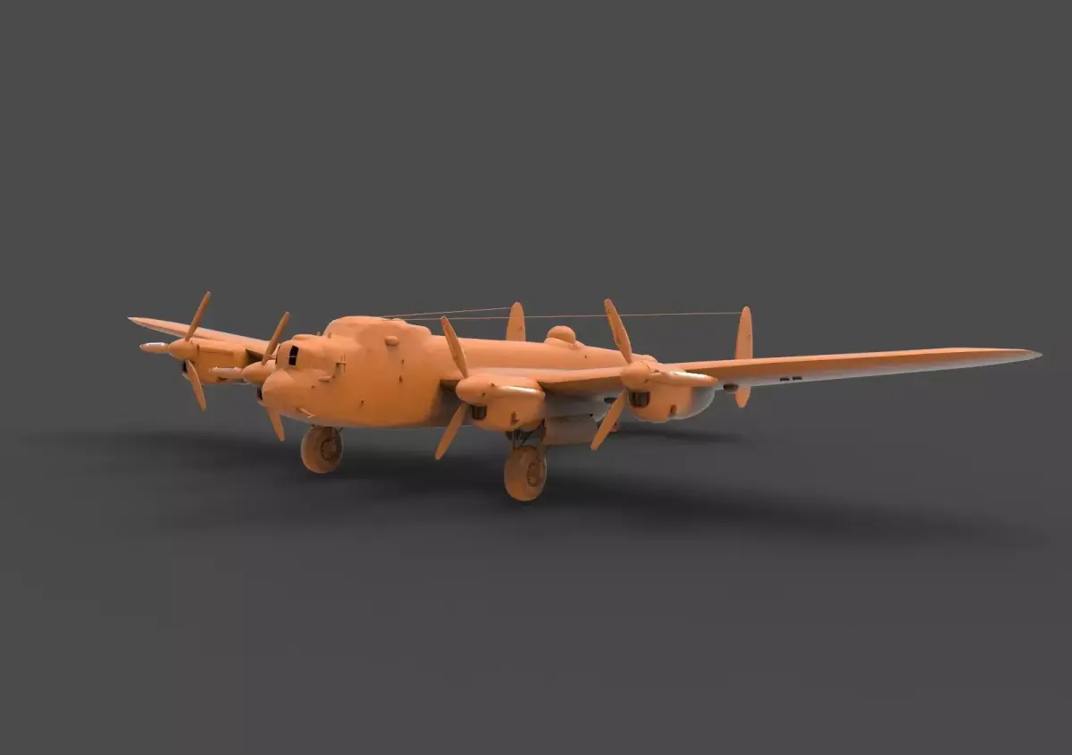 Avro Lancaster 3D print model