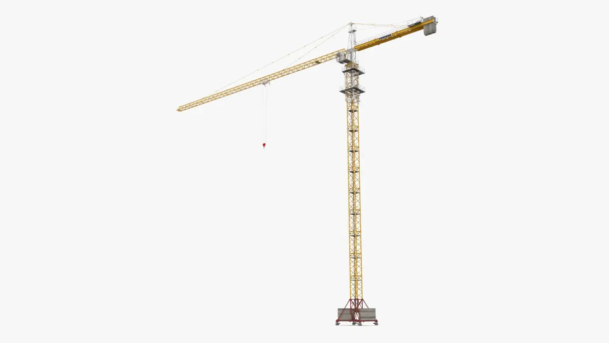 Construction Tower Crane Liebherr 3D model