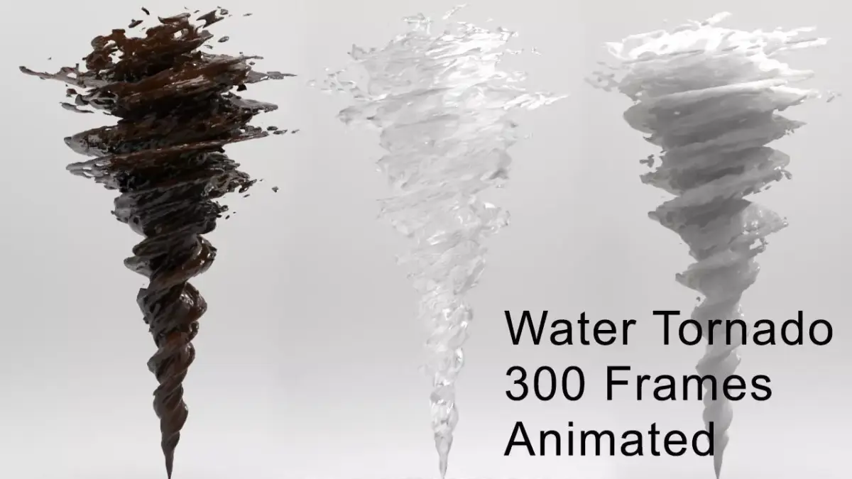 Water Tornado 3D model