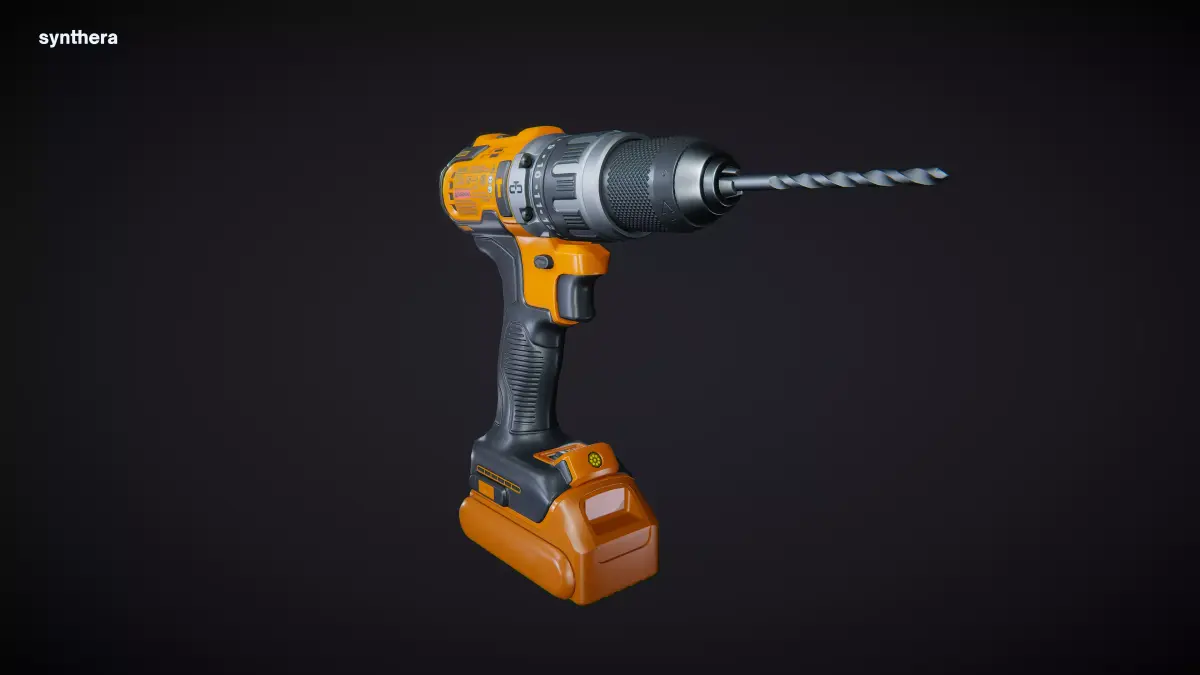 Power Drill 01 Active 3D model